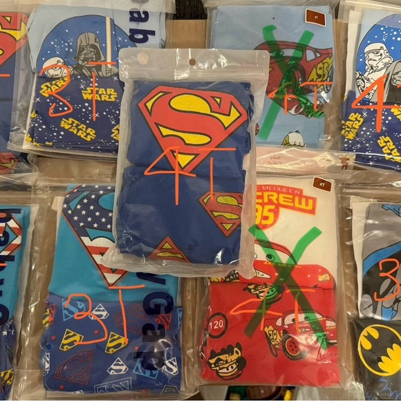 9 new set of Toddler Pajamas range 2T to 4T (1 size down) - Picture 4 of 4